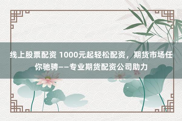 线上股票配资 1000元起轻松配资，期货市场任你驰骋——专业期货配资公司助力