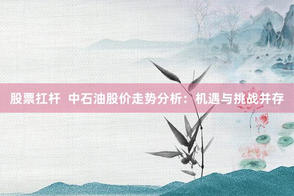 股票扛杆  中石油股价走势分析：机遇与挑战并存