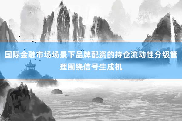 国际金融市场场景下品牌配资的持仓流动性分级管理围绕信号生成机