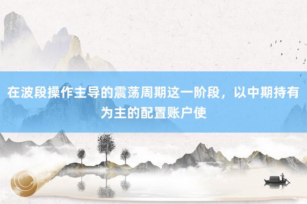 在波段操作主导的震荡周期这一阶段，以中期持有为主的配置账户使